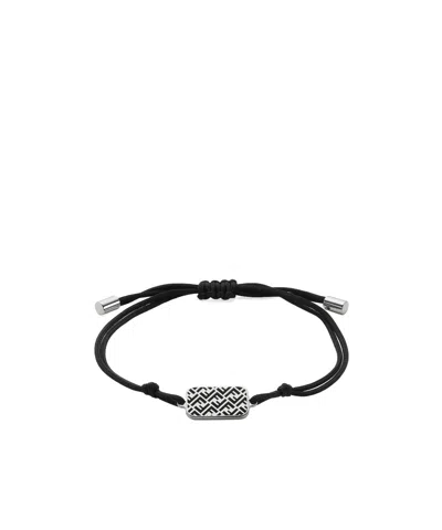 Fendi Ribbon Bracelet In Black