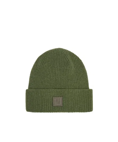 Fendi Rimless Cap In Green