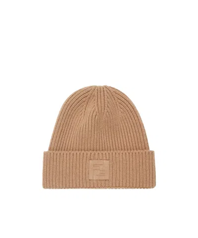 Fendi Rimless Cap In Nude