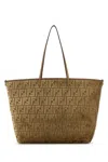 Fendi Women Embroidered Chenille Large Roll Shopping Bag