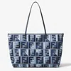 Fendi Roll Large Denim Ricamo F