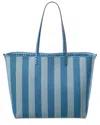 Fendi Blue Reversible Roll Large Shopper