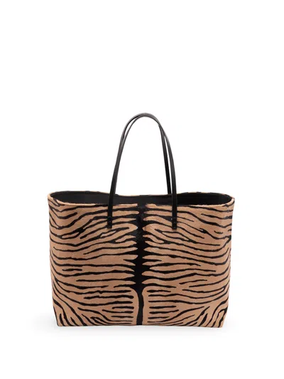 Fendi `roll Media` Totes In Black
