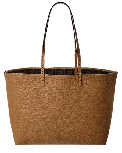Fendi Roll Medium Leather Tote
