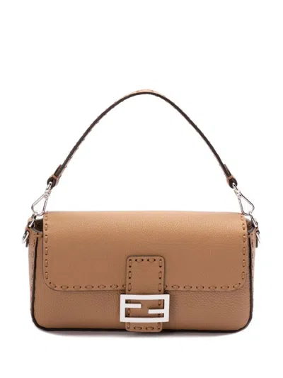 Fendi Roll Mini In Brown