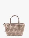 Fendi Dove Grey Roll Mini Minibag In Beige