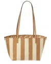 Fendi Roll Mini Ff Leather-trim Tote