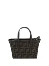 Fendi Roll Mini Handbag In T.moro+r.ebano+os