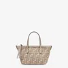 Fendi Women Roll Mini Handbag In Beige