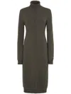 FENDI ROLL NECK LONG-SLEEVE DRESS