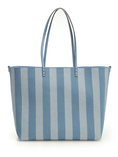Fendi Roll Shoulder Bags Light Blue