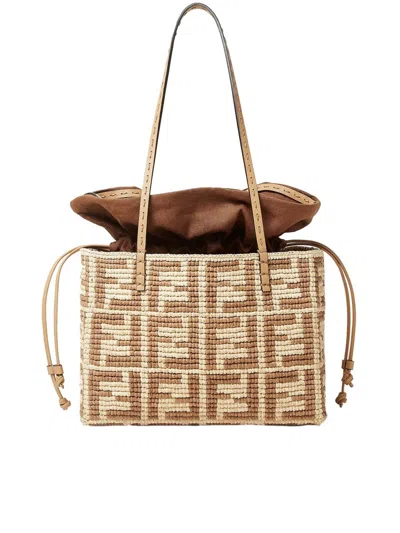 Fendi Roll Small Bags In Brown