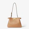 Fendi Women's Peekaboo Shoulder Bag In Neutral