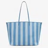 Fendi Blue Reversible Roll Large Shopper