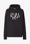 Fendi Roma 1925 Hooded Sweatshirt In Black