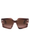 Fendi Roma 52mm Square Sunglasses