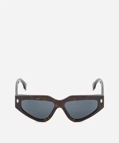 Fendi Roma Cat-eye Havana Acetate Sunglasses