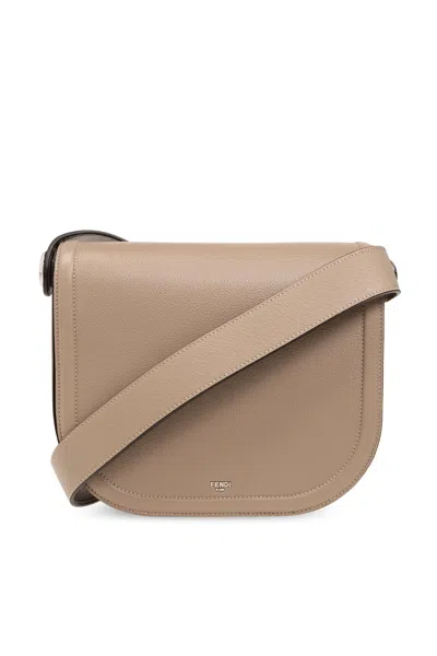 Fendi Roma Chiodo Shoulder Bag In Corda