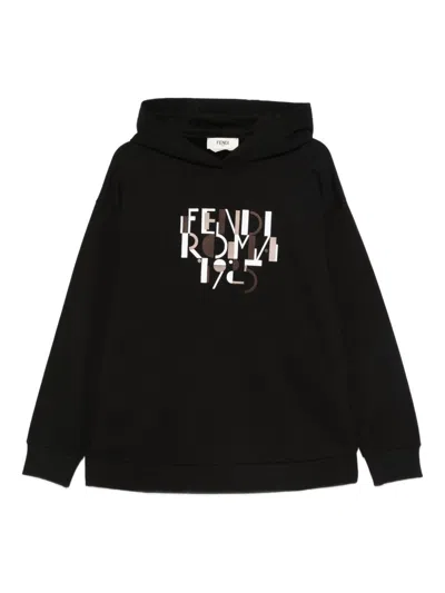 FENDI FENDI ROMA COTTON HOODIE