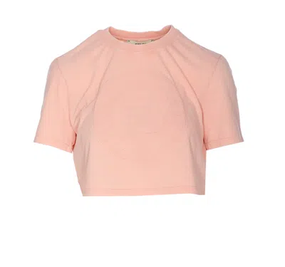 Fendi Woman Beige Tops In Pink