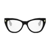 Fendi Cat-eye Frame Glasses In Black