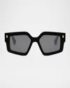 Fendi Roma Fe40162i Sunglasses In Black