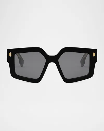 Fendi Roma Fe40162i Sunglasses In Black