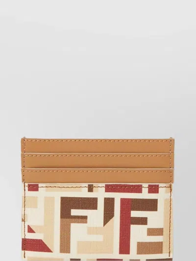 FENDI ROMA FF FABRIC CARD HOLDER