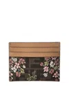 Fendi Card Case In Brown