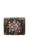 Fendi Roma Ff Jacquard Card Case In Brown