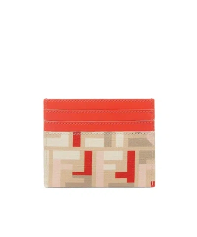Fendi Roma Ff Motif Card Case
