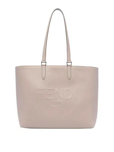 Fendi Bolso Shopping - Beis In Beige
