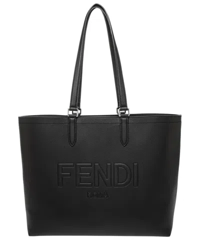 Fendi Tote Bag In Black