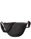 Fendi Roma Melon Small Leather Hobo Bag In Black
