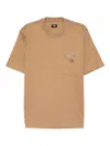 Fendi Roma` Print T-shirt In Brown