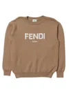 Fendi Roma Pullover In Brown