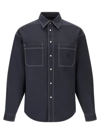 Fendi Roma Shirt In Blue