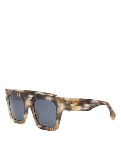 FENDI ROMA SQUARE SUNGLASSES, 50MM - EXCLUSIVE
