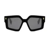 Fendi Roma Square Acetate Sunglasses In Black