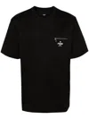 Fendi Logo-print Cotton T-shirt In Black