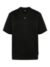 Fendi M.j. Ff Metal T-shirt In Black