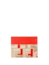 Fendi Rome Card Case Accessories In Red