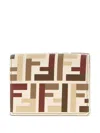 Fendi Trifold Mini Wallet With Tri-fold Design In Multi
