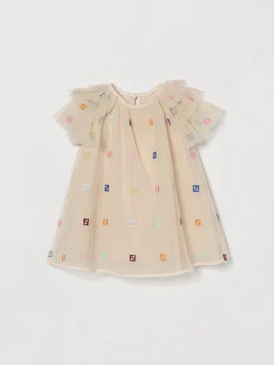 Fendi Babies' Romper Kids  In Brown