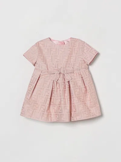 Fendi Babies' Romper Kids  In Pink