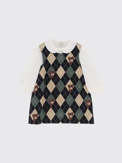 Fendi Babies'  Romper Kids In Black