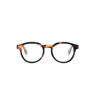 Fendi Round Frame Glasses In 053