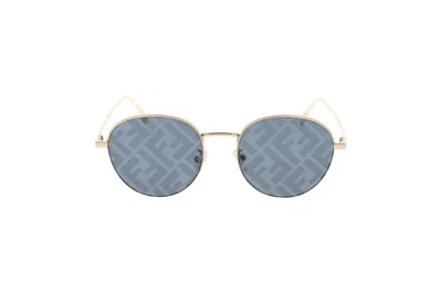 Fendi Round-frame Sunglasses In 32x