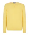Fendi Mohair-blend Sweater In Yellow