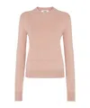 Fendi Round Neck Sweater In Deep Pink